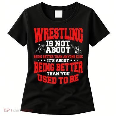 Great Wrestling Design Wrestler Saying Apparel  Women's T-Shirt