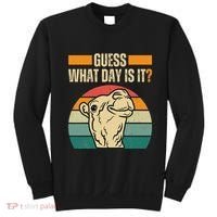 Guess What Day Is It Camel Hump Day Camel Wednesday Funny Sweatshirt thumb 0