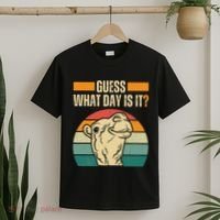 Guess What Day Is It Camel Hump Day Camel Wednesday Funny T-Shirt thumb 2