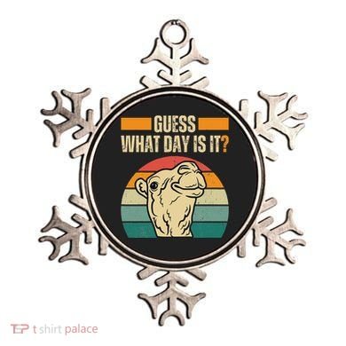 Guess What Day Is It Camel Hump Day Camel Wednesday Funny Ornament