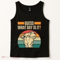 Guess What Day Is It Camel Hump Day Camel Wednesday Funny Tank Top thumb 2