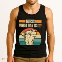 Guess What Day Is It Camel Hump Day Camel Wednesday Funny Tank Top thumb 3