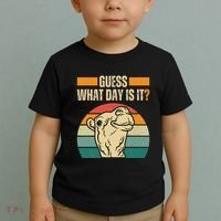 Guess What Day Is It Camel Hump Day Camel Wednesday Funny Toddler T-Shirt thumb 2
