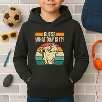 Guess What Day Is It Camel Hump Day Camel Wednesday Funny Kids Hoodie thumb 2