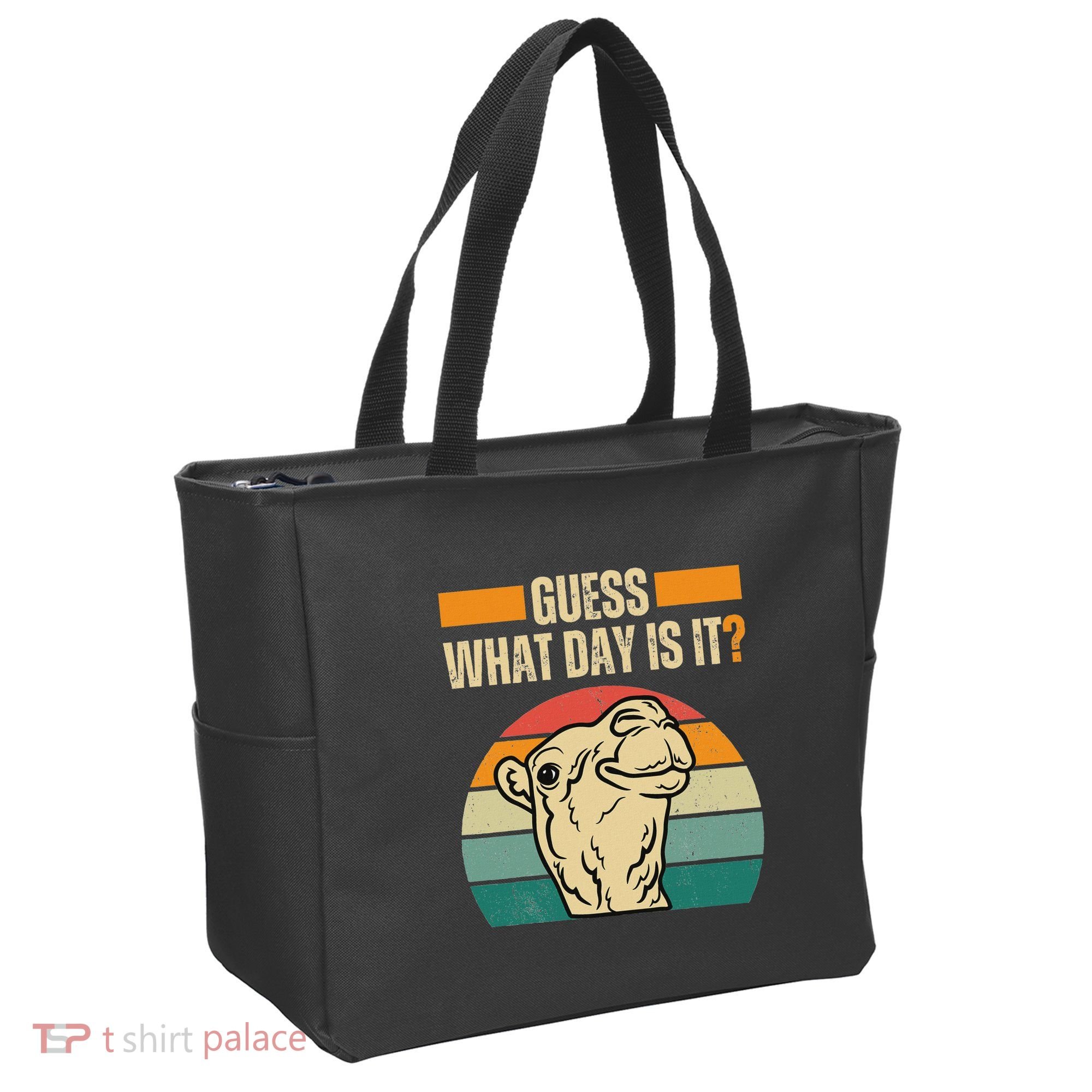 Guess What Day Is It Camel Hump Day Camel Wednesday Funny Tote Bag