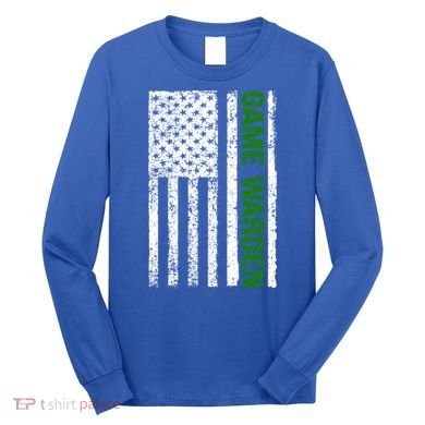 Game Warden Design Wildlife Officer Control Agent Ager Cool Gift Long Sleeve Shirt