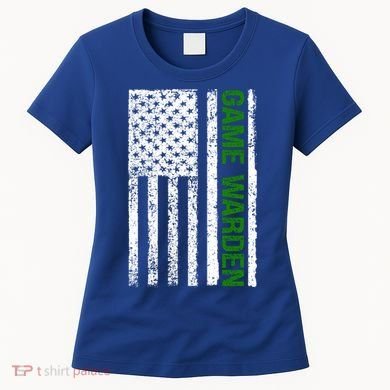Game Warden Design Wildlife Officer Control Agent Ager Cool Gift Women's T-Shirt