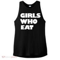 Girls Who Eat Muscle Ladies PosiCharge Tri-Blend Wicking Tank thumb 0