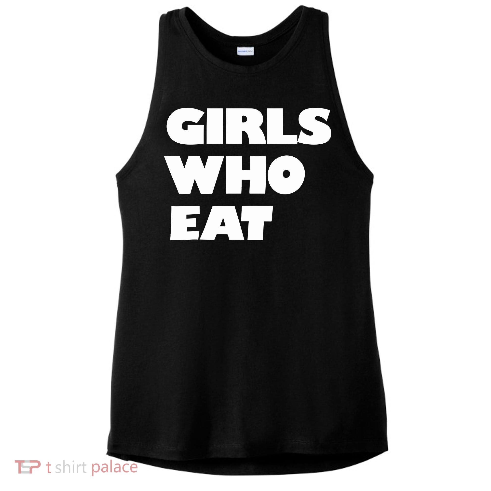 Girls Who Eat Muscle Ladies PosiCharge Tri-Blend Wicking Tank