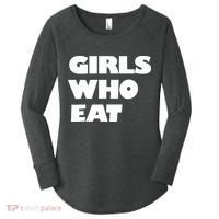 Girls Who Eat Muscle Women's Perfect Tri Tunic Long Sleeve Shirt thumb 0