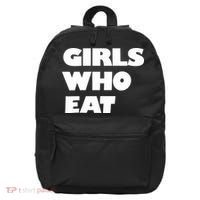 Girls Who Eat Muscle 16 in Basic Backpack thumb 0