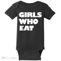 Girls Who Eat Muscle Baby Bodysuit thumb 0