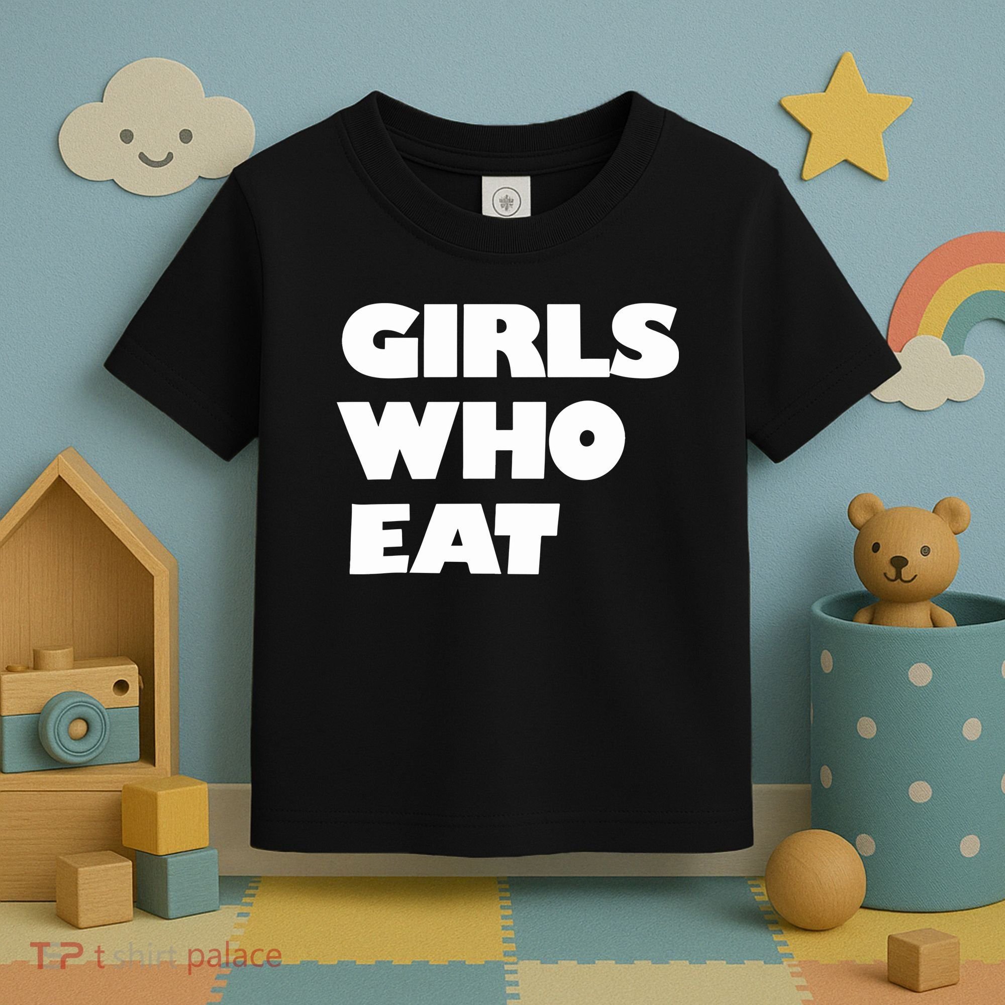Girls Who Eat Muscle Toddler T-Shirt