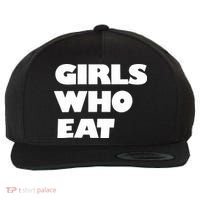 Girls Who Eat Muscle Wool Snapback Cap thumb 0