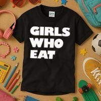 Girls Who Eat Muscle Kids T-Shirt thumb 3