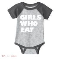 Girls Who Eat Muscle Infant Baby Jersey Bodysuit thumb 0
