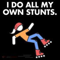 Get Well Funny Roller Skating Accident I Do My Own Stunts Gift Coffee Mug thumb 5