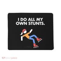 Get Well Funny Roller Skating Accident I Do My Own Stunts Gift Mousepad thumb 0