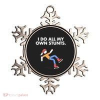 Get Well Funny Roller Skating Accident I Do My Own Stunts Gift Ornament thumb 0