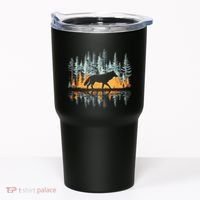 Graphic Wolf Forest Nature Wildlife Outdoor Tumbler thumb 0