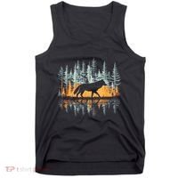 Graphic Wolf Forest Nature Wildlife Outdoor Tank Top thumb 0
