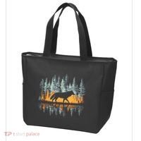 Graphic Wolf Forest Nature Wildlife Outdoor Tote Bag thumb 3
