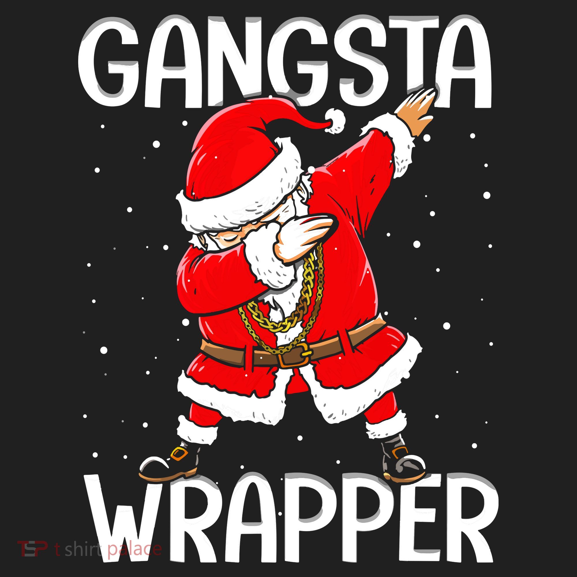Gangsta Wrapper Funny Dabbing Santa Christmas Tumbler