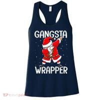 Gangsta Wrapper Funny Dabbing Santa Christmas Women's Tank Top thumb 0