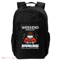 Gamer Weekend Forecast Gaming Sleeping Backpack thumb 0