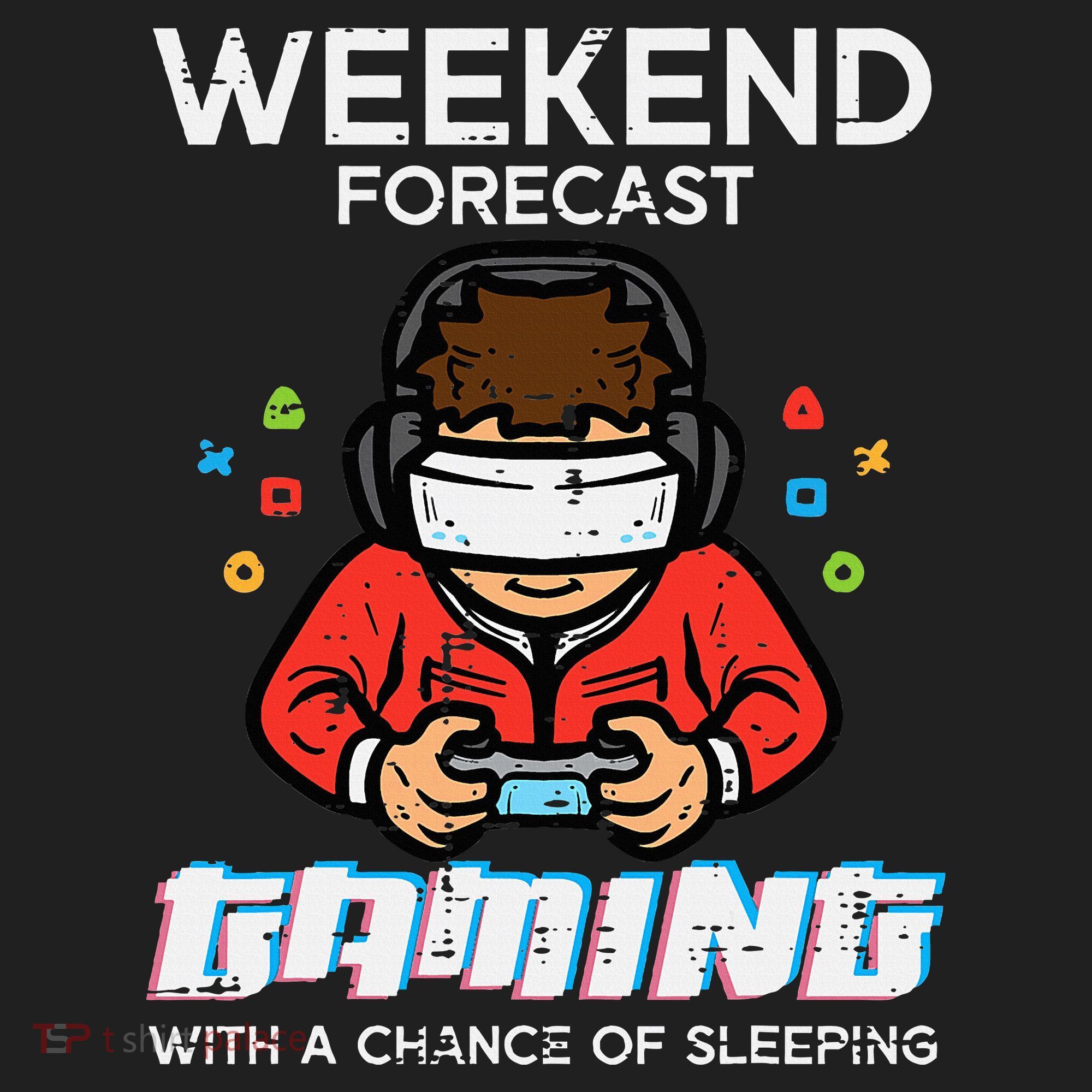 Gamer Weekend Forecast Gaming Sleeping Hat