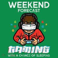 Gamer Weekend Forecast Gaming Sleeping Mousepad thumb 1