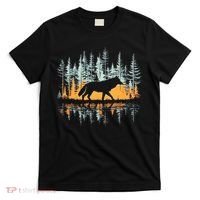 Graphic Wolf Forest Nature Wildlife Outdoor T-Shirt thumb 0