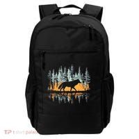 Graphic Wolf Forest Nature Wildlife Outdoor Backpack thumb 0