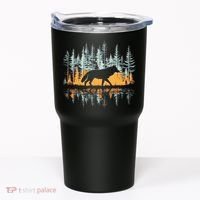 Graphic Wolf Forest Nature Wildlife Outdoor Tumbler thumb 0