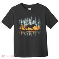 Graphic Wolf Forest Nature Wildlife Outdoor Toddler T-Shirt thumb 0