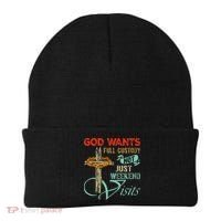 God Wants Full Custody Not Just Weekend Visits Beanie thumb 0