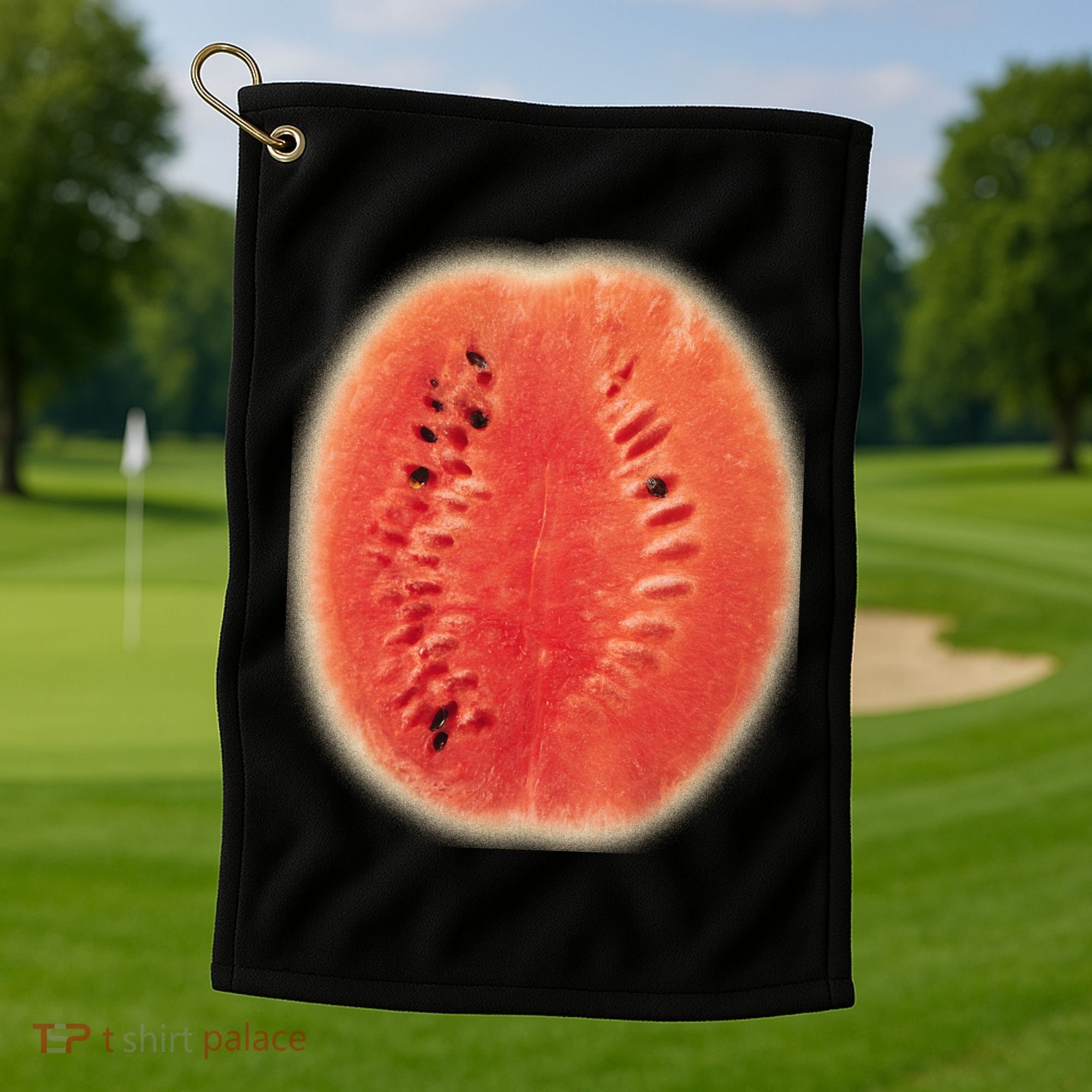 Giant Watermelon Golf Towel