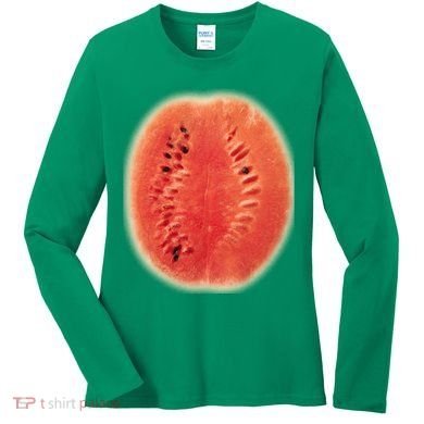 Giant Watermelon Women's Long Sleeve Shirt