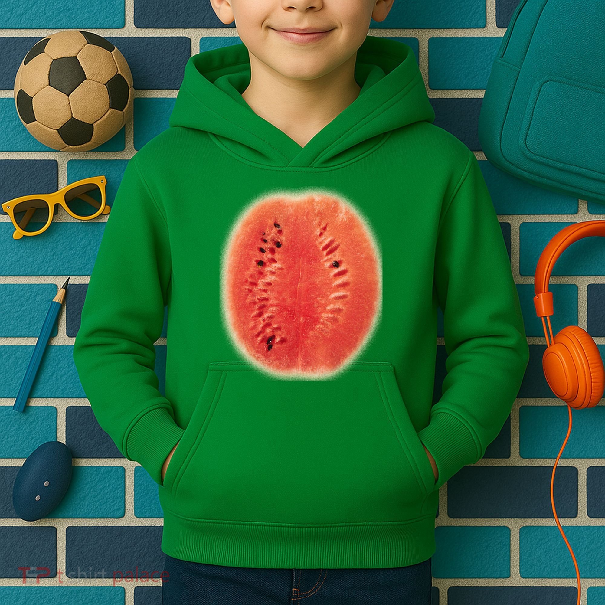 Giant Watermelon Kids Hoodie