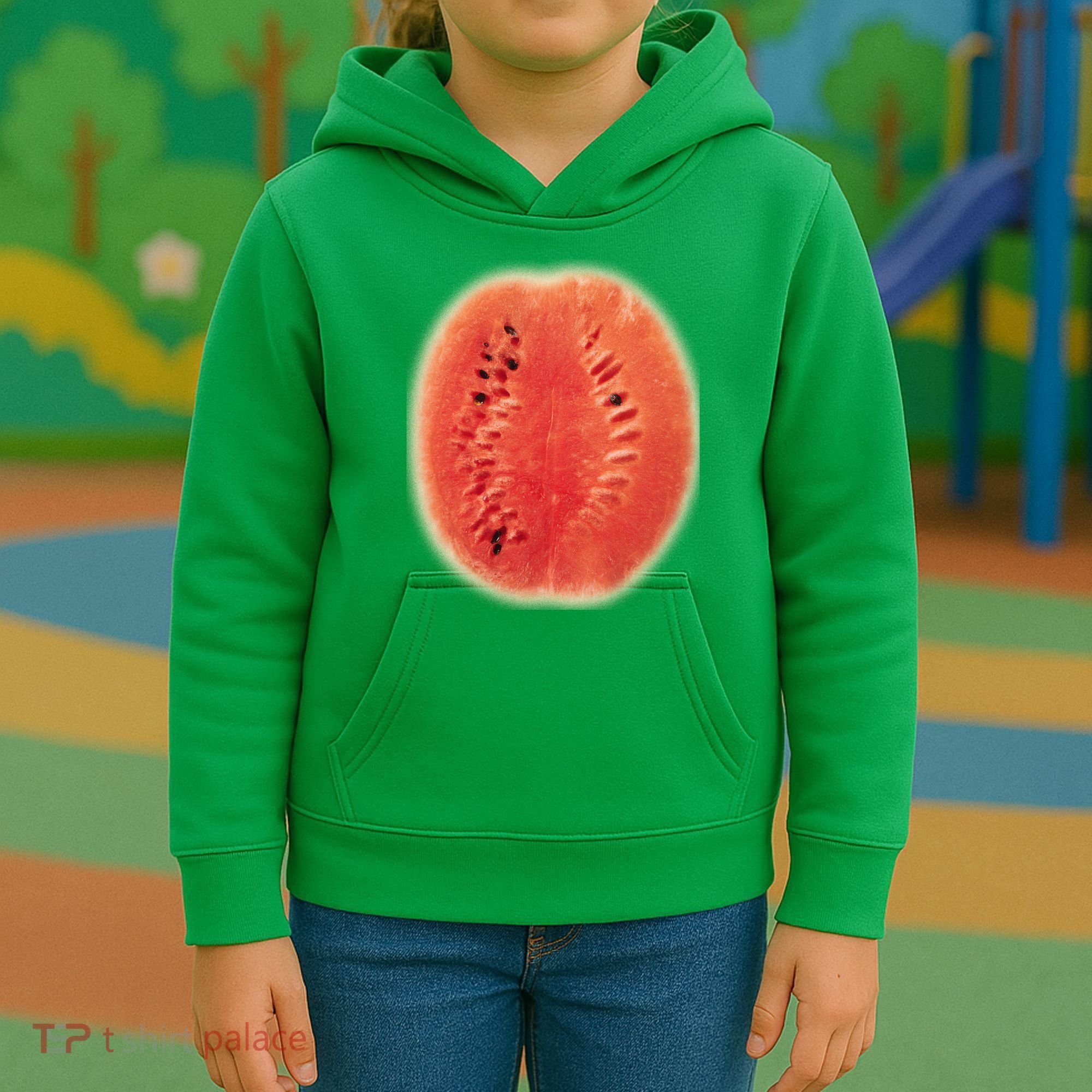 Giant Watermelon Kids Hoodie