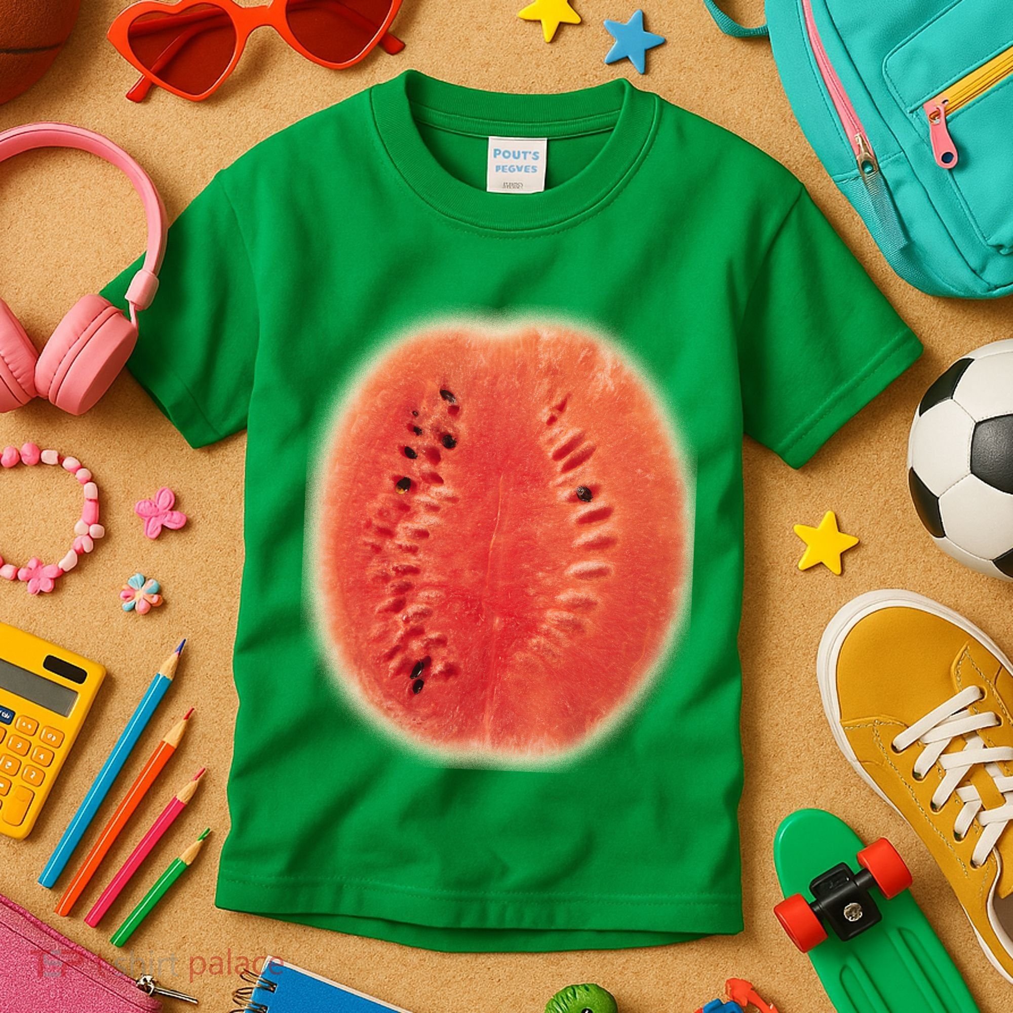 Giant Watermelon Kids T-Shirt