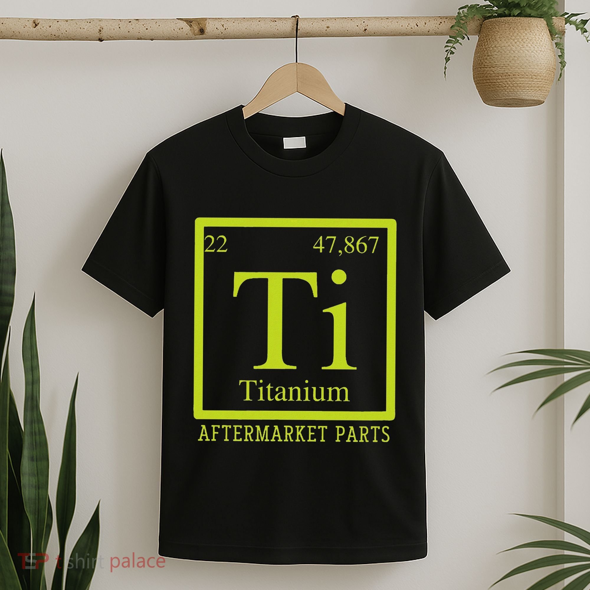 Get Well Gag Gifts Apparel Co Adults Black Ti Bionic Aftermarket Parts T-Shirt