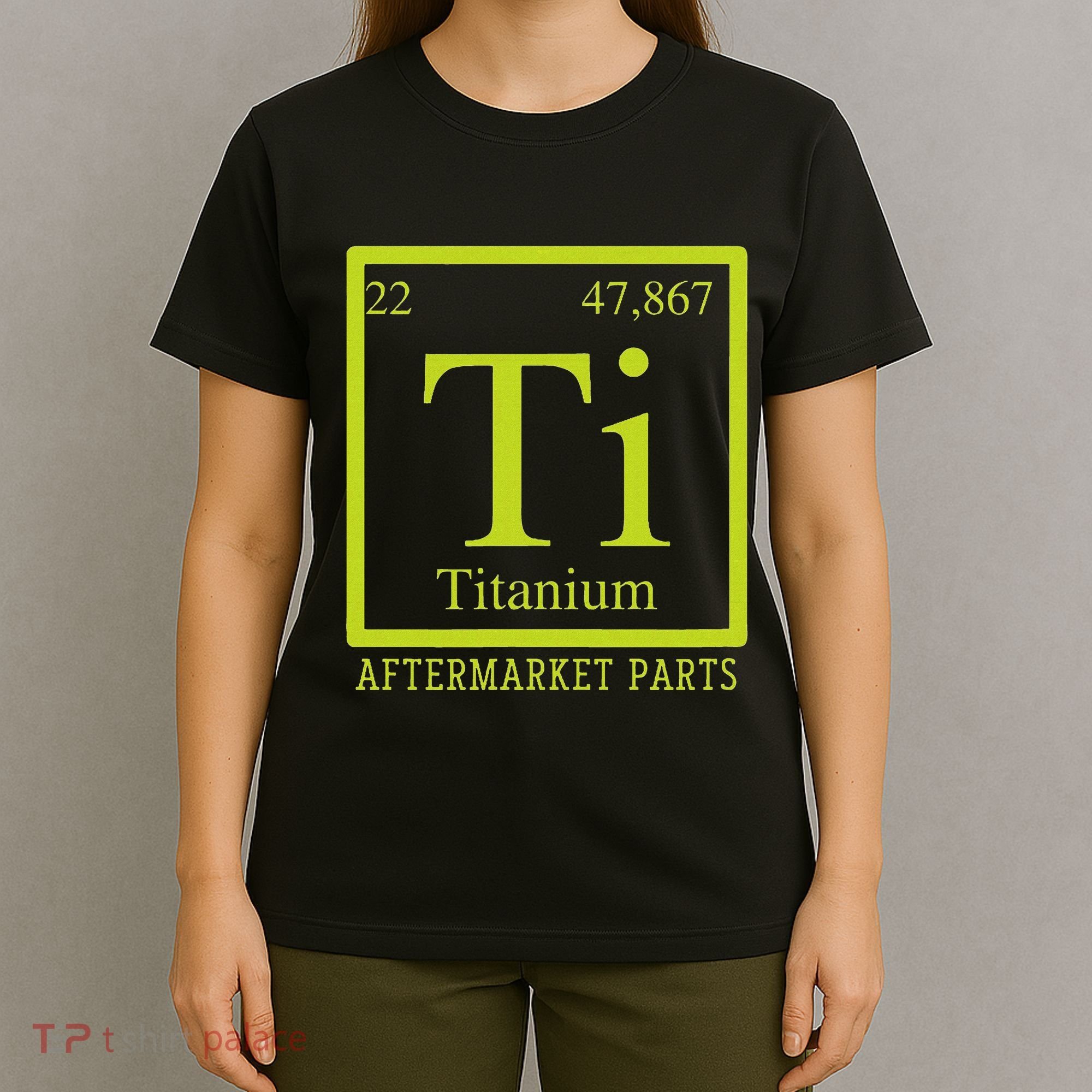 Get Well Gag Gifts Apparel Co Adults Black Ti Bionic Aftermarket Parts T-Shirt
