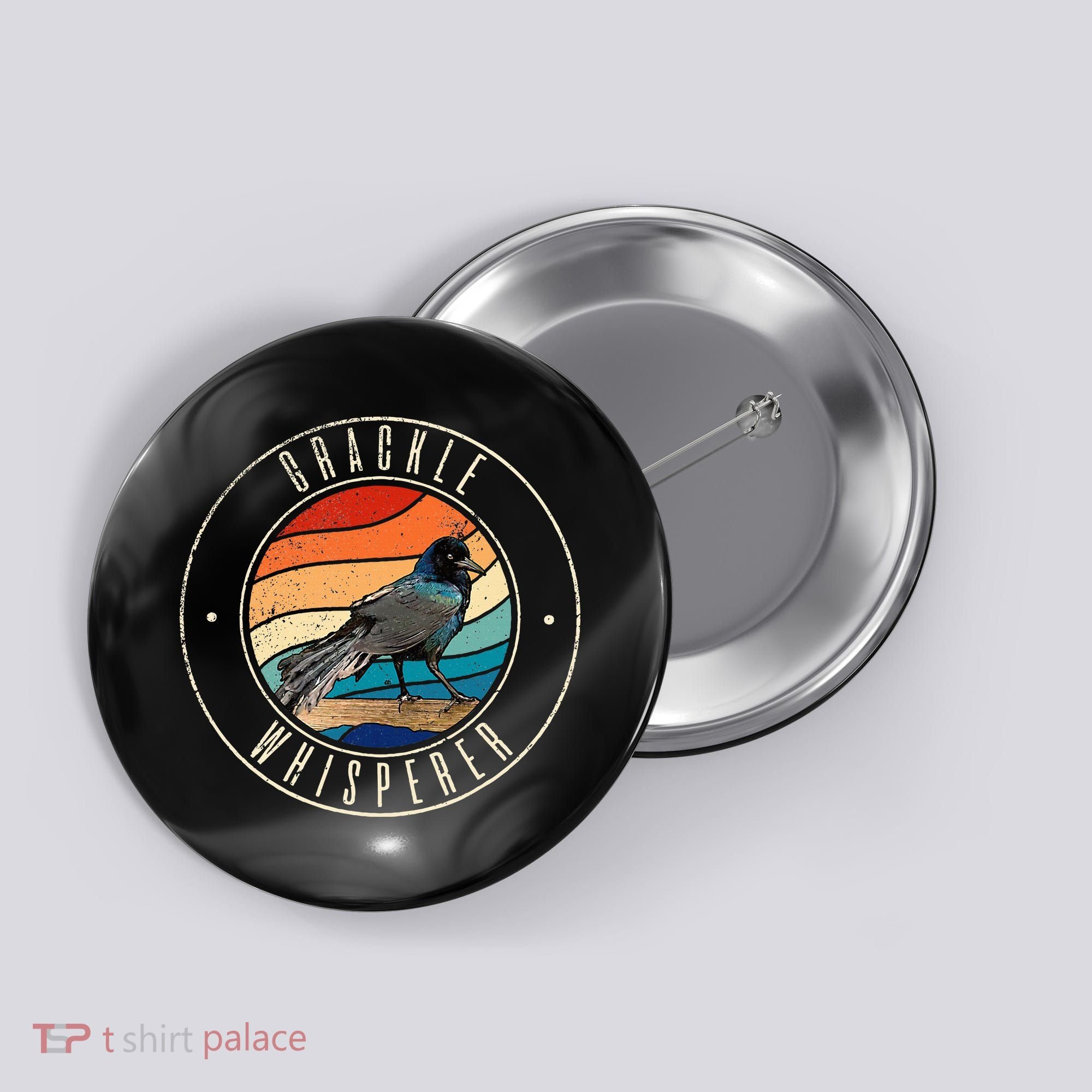 Grackle Whisperer Button