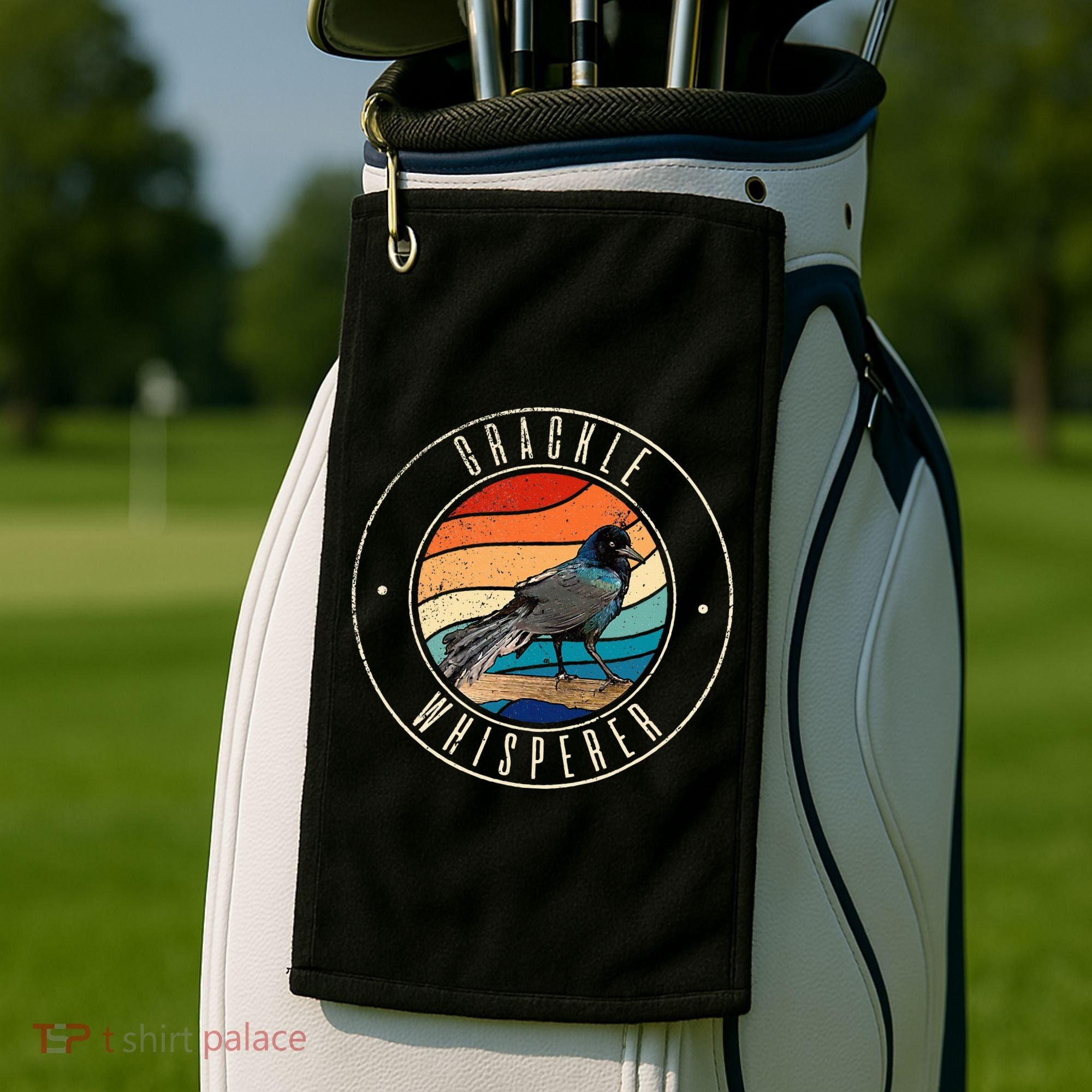 Grackle Whisperer Golf Towel