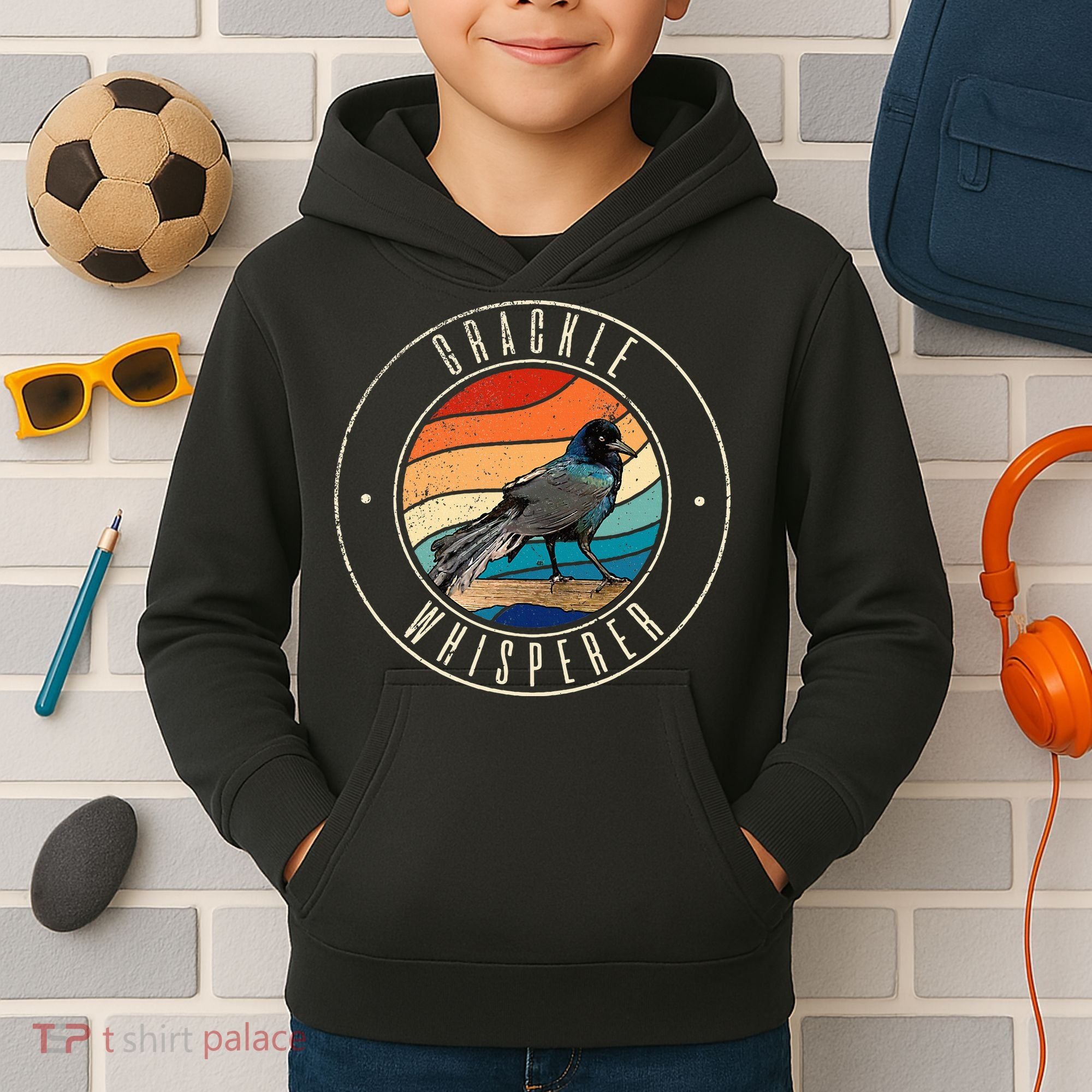Grackle Whisperer Kids Hoodie