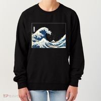 Great Wave  Great Wave Off Kanagawa Japanese Art Women's Sweatshirt thumb 0