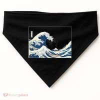 Great Wave  Great Wave Off Kanagawa Japanese Art USA-Made Doggie Bandana thumb 0