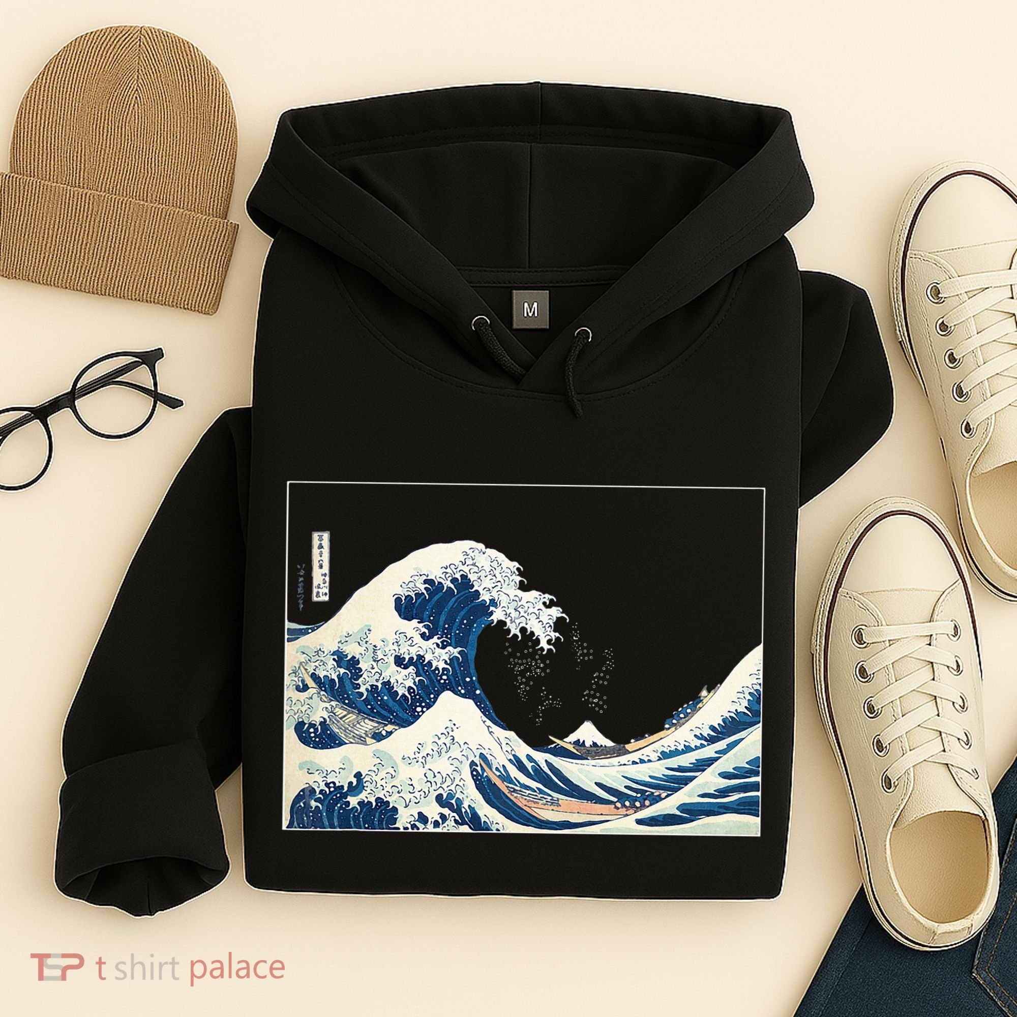 Great Wave  Great Wave Off Kanagawa Japanese Art Hoodie
