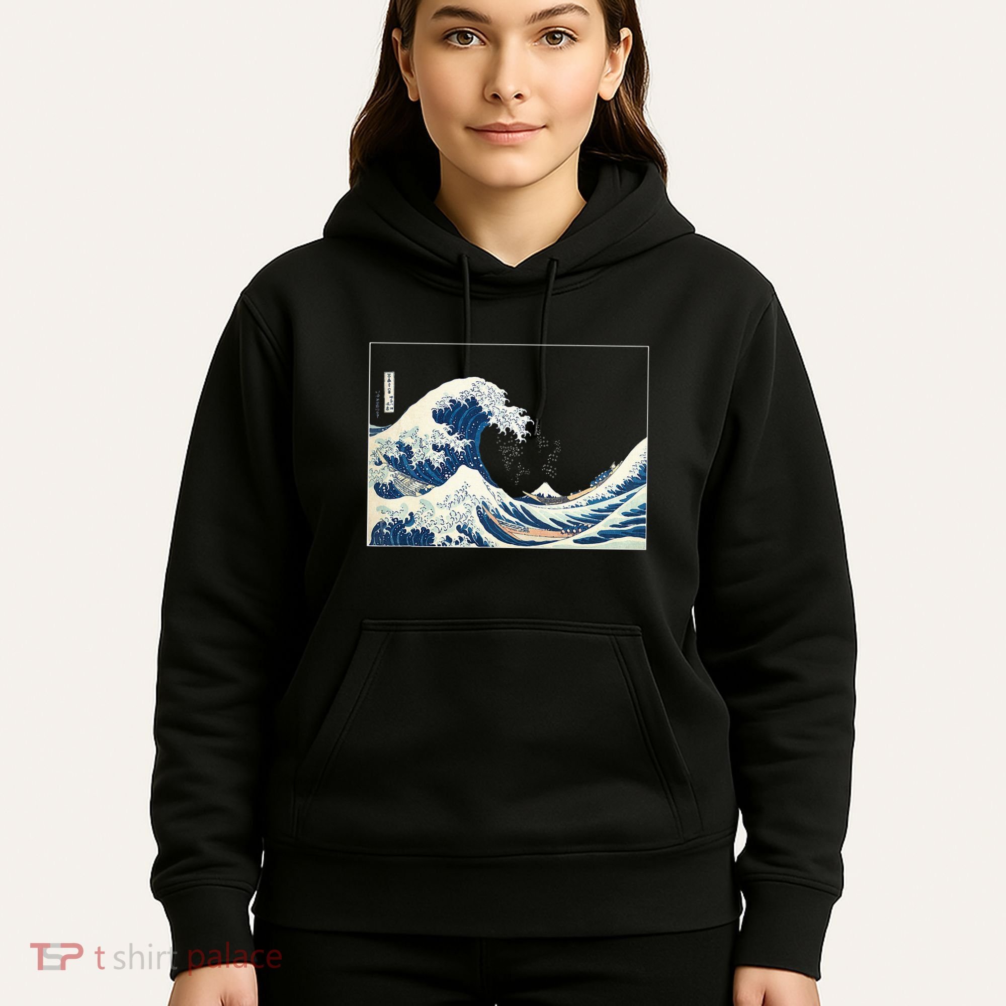 Great Wave  Great Wave Off Kanagawa Japanese Art Hoodie
